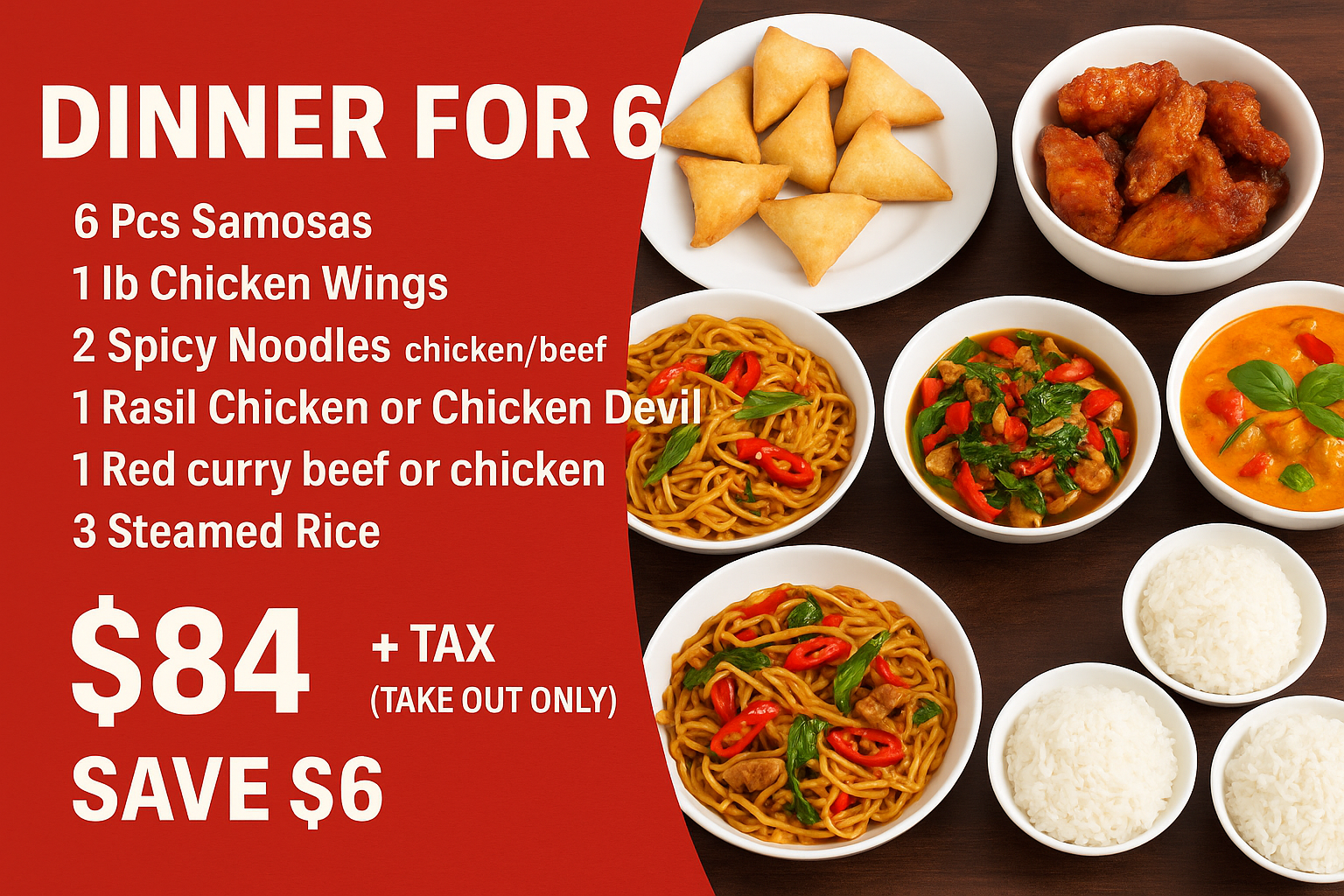 Exclusive Dinner at Thai on Rock